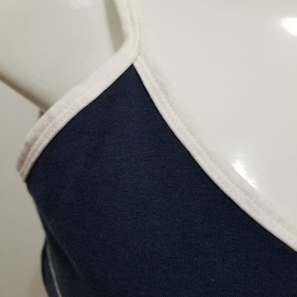 Tommy Hilfiger Jeans top XL sleeveless spaghetti strap shelf bra logo VINTAGE - Picture 6 of 13